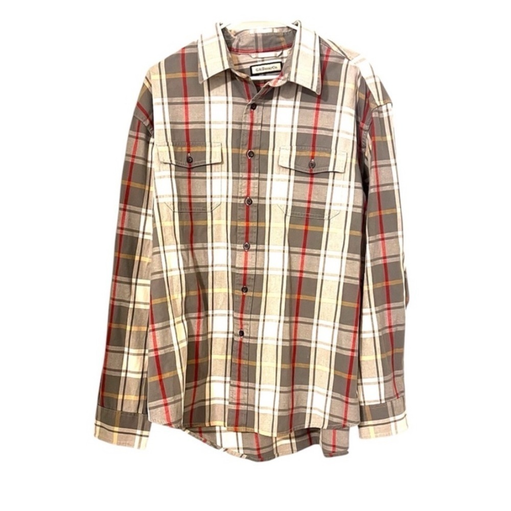 2/$30 G.H. Bass & Co. - Men’s Plaid Button Down Shirt XL Long Sleeve Casual